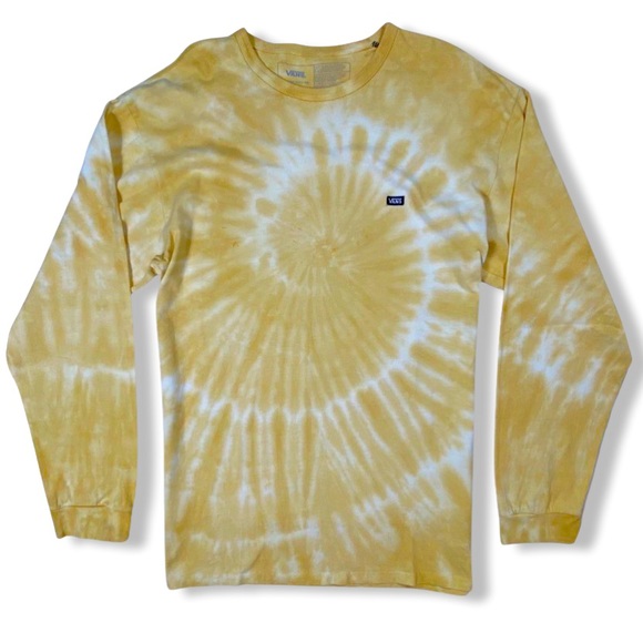 Vans Other - Vans Off The Wall Tee Classic Spiral Tie Dye Long Sleeve T-Shirt 100% Cotton EUC